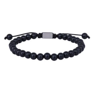 Son of Noa armbånd med sort onyx blank 80980050000