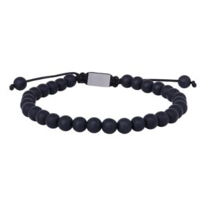 Son of Noa armbånd med sort onyx mat 80980040000