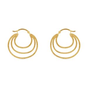 Susanne Friis Bjørner forgyldte creoler 5542-2