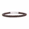 Son of noa armbånd mørkebrun kalveskind 809700892