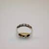 SKN 14 kt hvidguld alliance ring 5 diamanter