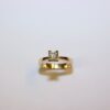 Solitaire ring med W.VS diamant