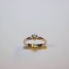 Solitaire ring 14 kt guld med 0,10 W.SI
