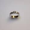 SKN alliance solitairering 14 kt hvidguld