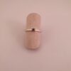Solitaire ring med sort diamant