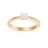 Noa 110 104BR5 heart 14kt. guld ring med diamant
