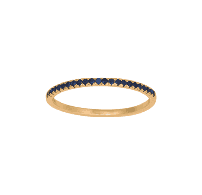 Noa 110 105SA5 heart 14kt. guld alliancering med safir