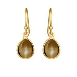 Susanne Friis Bjørner ørebøjler røgkvarts 5249-2-108