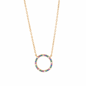 Sølv forgyldt halscollie