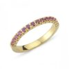 Nuran, pera ring med pink safir A2500pinksafir-rg