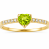 Guldring med Peridot