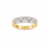 Guldring med diamanter