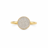 Guldring med diamanter