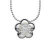 Aagaard Hvidguldsblomst med diamanter 9103126-50