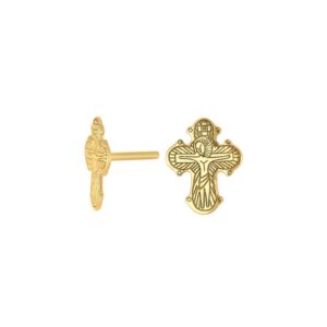 Noa 325 753-3 forgyldte dagmarkors ørestikker