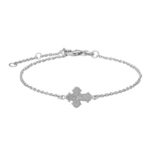 Noa 825 075 sølvarmbånd med dagmarkors
