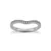 Gerstner vielsesring i hvidguld m. 0,095 ct. brillant