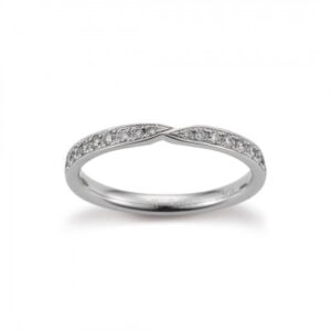 Gerstner vielsesringe i hvidguld m. brillanter