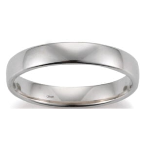 Gerstner vielsesring i hvidguld