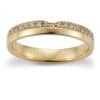 Gerstner vielsesring i guld med 0,15 ct.