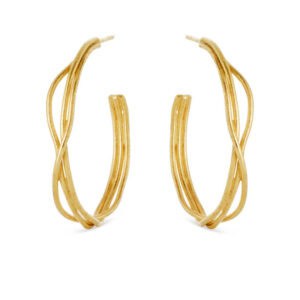 Susanne Friis Bjørner forgyldte creoler 5555-2