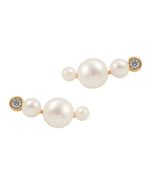 Hultquist Agnes croissant øreringe S08220 G