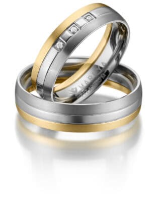 Marrya titanium dame vielsesring m. zc