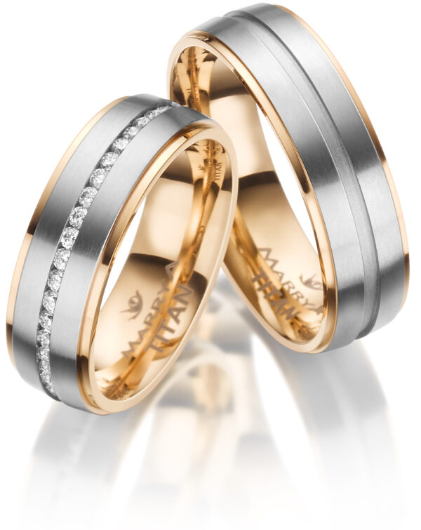 Marrya titanium herre vielsesring