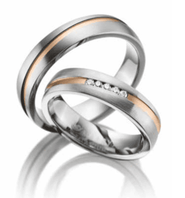 Marrya Titanium Dame Vielsesring