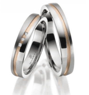 Marrya Titanium Dame Vielsesring