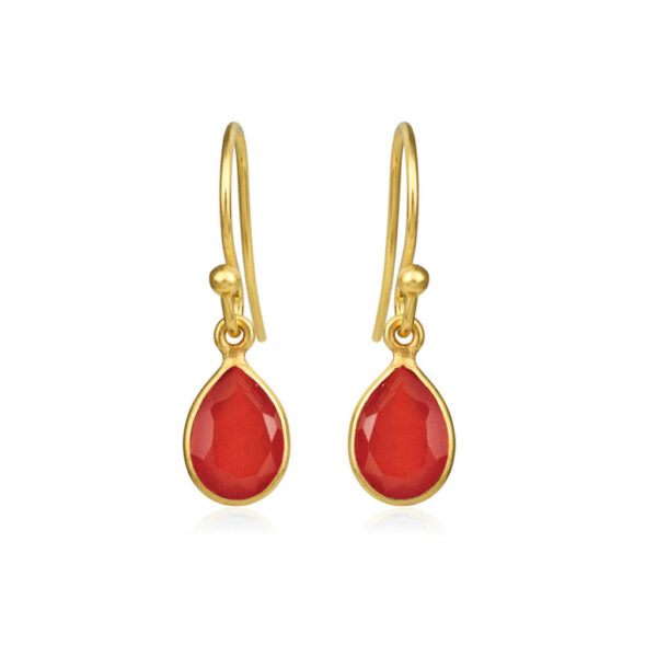 Susanne Friis Bjørner ørehænger carnelian 5250-2-114