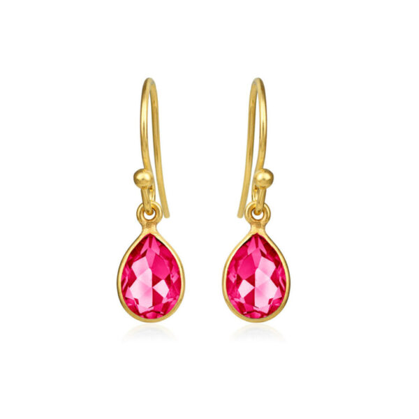 Susanne Friis Bjørner ørehænger pink crystal 5250-2-183