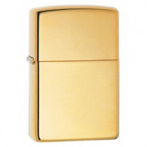 Zippo Lighter High Polish Brass guld farve Z-254B