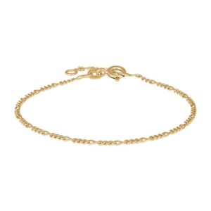 Siersbøl 9kt flad panser guldarmbånd 80560020300