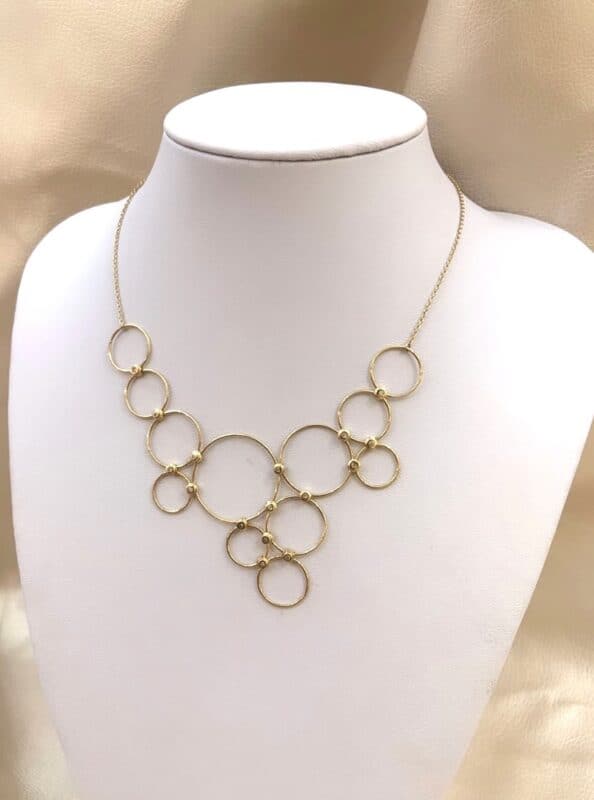 Cirkel collie i guld m dia