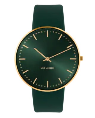 Arne Jacobsen City Hall Evergreen 40mm 53208-2088g