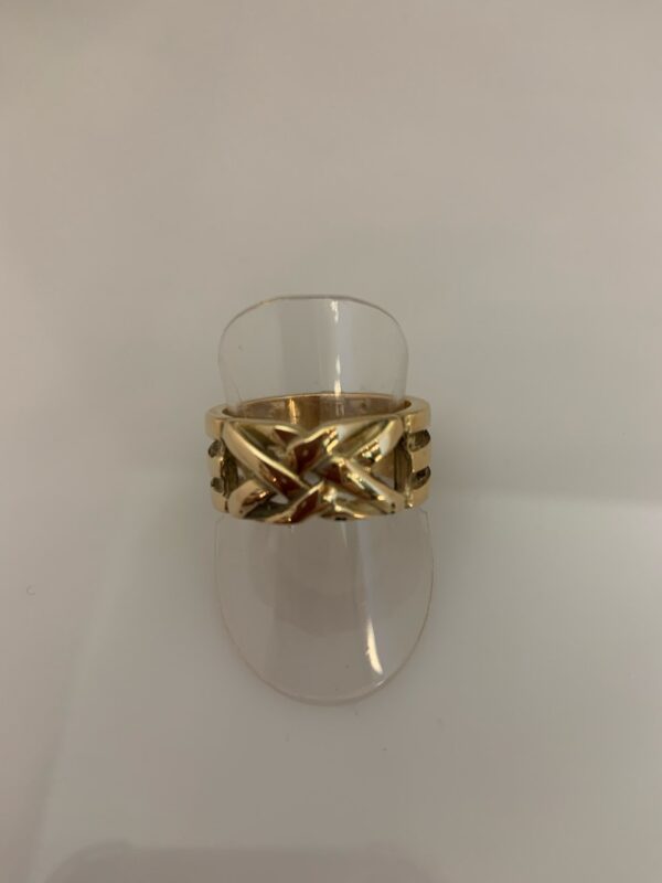 SKN herre guld ring