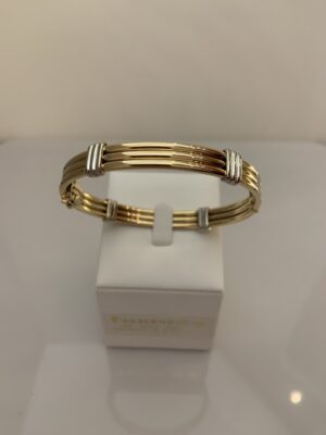 SKN armring i 14 kt guld