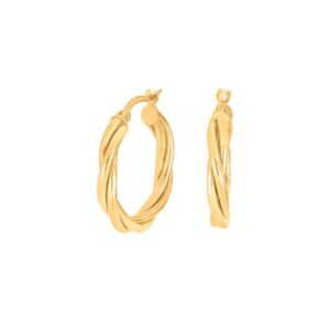 Noa 30821540300 guldcreoler snoet 8kt.