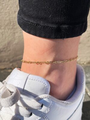 Ankelkæde links 8 kt
