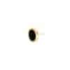 SON OF NOA sølv forgyldt ørestik med onyx 30251825900