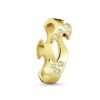 Georg jensen Fusion 18kt Rødguld. 8 diamanter.