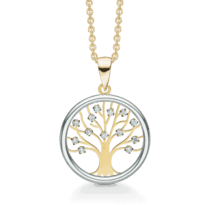 Støvring Livets træ guld halskæde 66117970