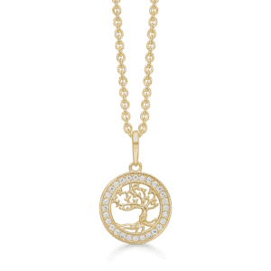 Støvring Livets træ guld halskæde 66242777