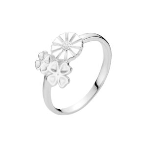 Marguerit firkløver ring 9075072-H