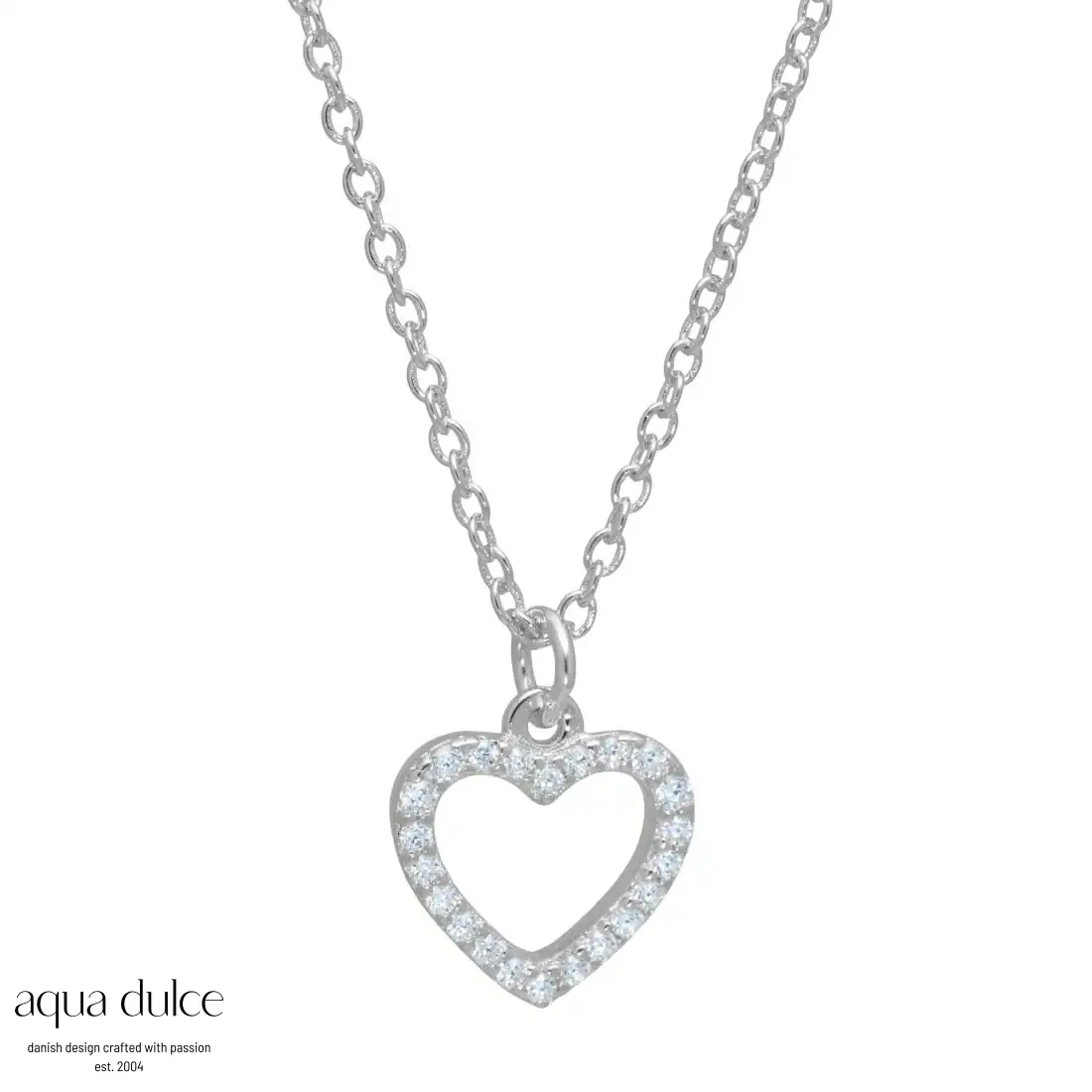 Aqua Dulce TESSA sølv halskæde 3365