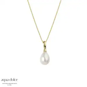 Aqua Dulce DEJA sølvforgyldt halskæde 4621