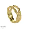 Aqua Dulce MILA sølvforgyldt ring 4675