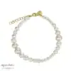 Aqua Dulce PERLETTE sølvforgyldt armbånd 4746