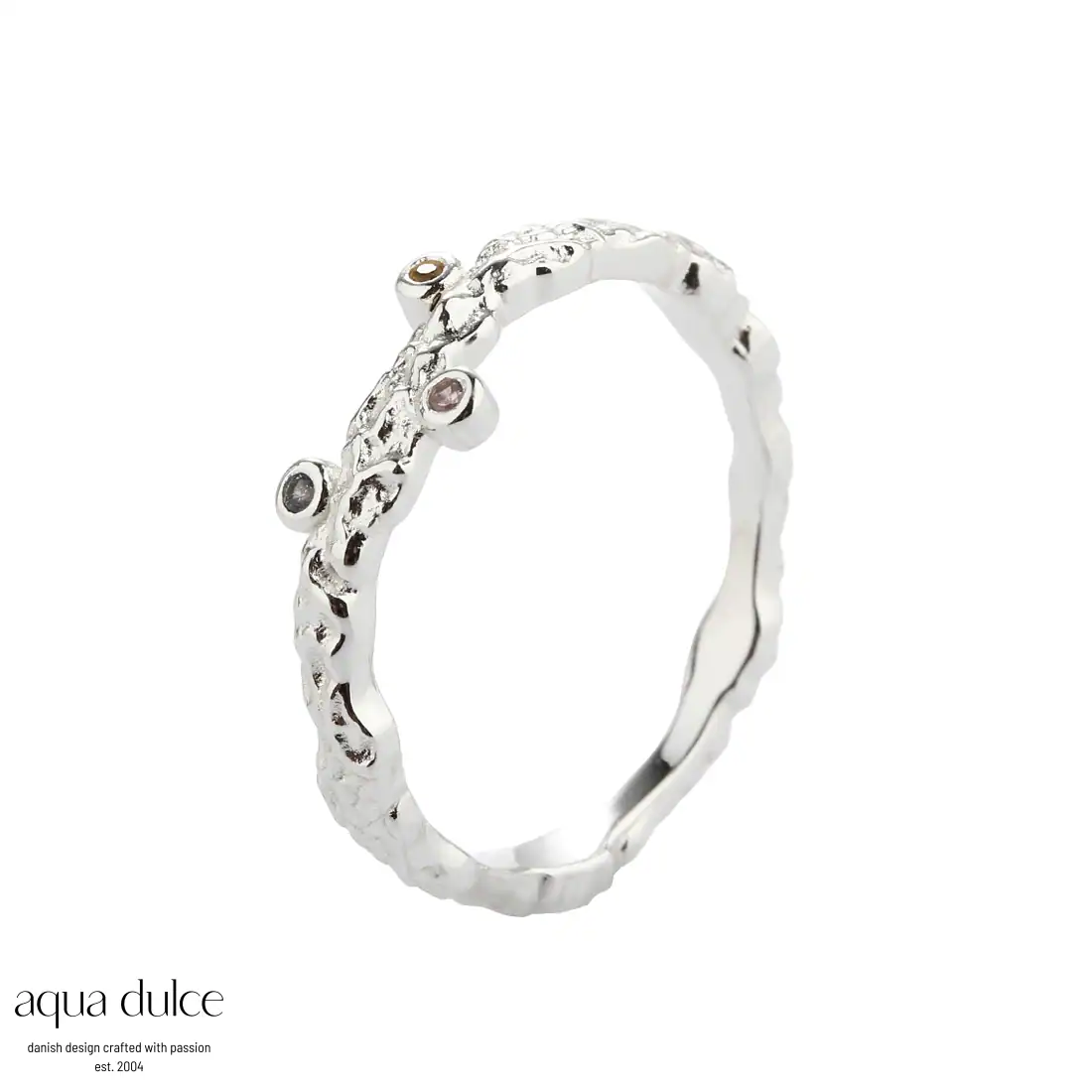 Aqua Dulce BARBARA sølv ring 5292